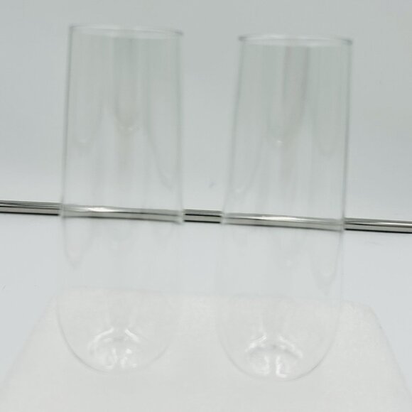 Clear Stemless Champagne Flutes Plastic 36 Pack - 9oz Glasses NEW - Picture 3 of 6